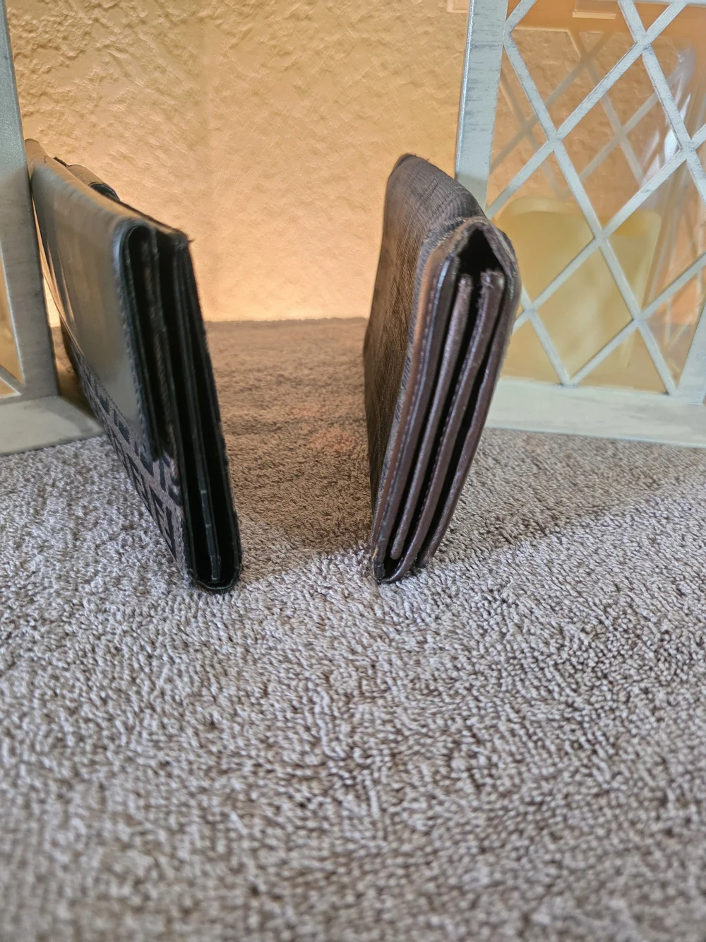 2 Fendi Brown Monogram Wallets - Brown